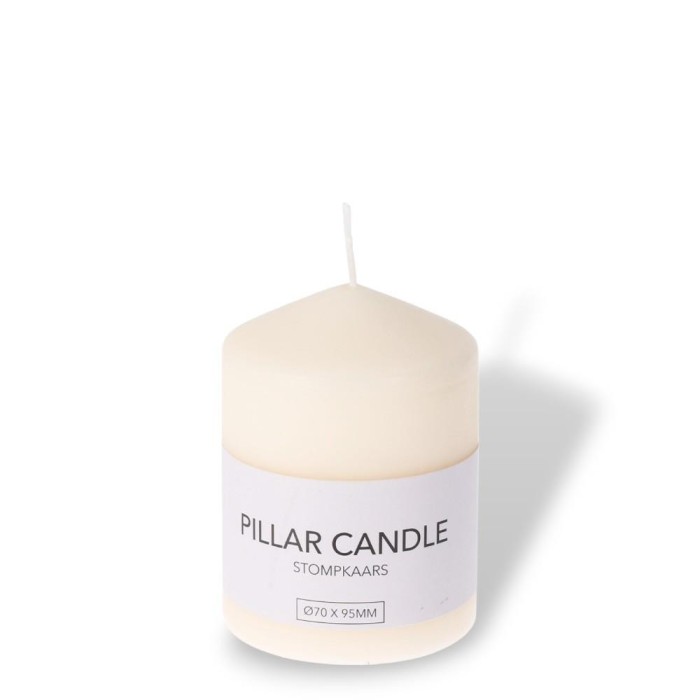 CANDELA 7X9CM AVORIO